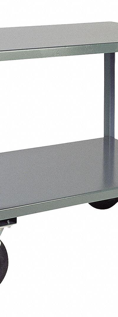 JAMCO Work Table: Fixed Ht, Steel, 48 in x 24 in, 1,200 lb Overall Load Capacity - Steel-Top Mobile Worktables