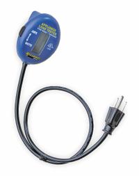 RELIANCE Appliance Load Tester: 125 V Max AC Volt Measured, For Single Phase, Digital (MPN THP103). Key specifications — Brand: RELIANCE; CAT Safety Rating: Not Rated.