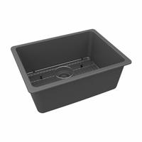 ELKAY Sink: 24 5/8 in Overall Lg, 18 1/2 in Overall Wd, 9 1/2 in Bowl Dp, 22 3/8 in Bowl Lg, 1 Bowls (MPN ELGU2522GT0C). Key specifications — Brand: ELKAY; Color Family: Silver/Gray.