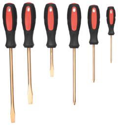 WESTWARD ESD Safe Non-Sparking Screwdriver Set: 1-10 Pieces, 6 Pieces, Phillips/Slotted Tip, Pouch (MPN 23X839). Key specifications — attr1205274: WESTWARD; attr1205269: #1.