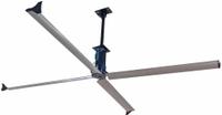 SKYBLADE Ceiling Fan: 82,063 cfm Airflow, 12 ft Blade Dia, Variable Speeds, 230V AC, Single Phase (MPN STEP-1236-423-1). Key specifications — Voltage: 230V AC; Light Kit: No; Series: STEP; Number of Speeds: Variable; Phase: Single; Current: 8.1 A; Brand: SKYBLADE.