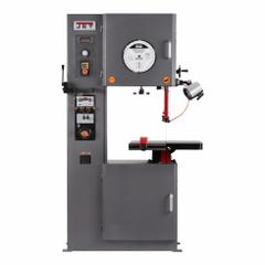 JET Band Saw: 18 in Throat Dp - Vertical, 90 to 1400 SFPM, 15° Left/45° Right, 15 A, 1 Phase, 110V (MPN JT1-1376). Key specifications — attr325086: JET; attr313109: 45° Right; attr313108: 90 to 1400 SFPM; attr313111: 1; attr313110: 15 A.