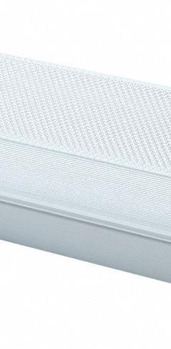Vandal Resistant Fixture: 3,186 lm, 4000K, 25 W, 120/277V AC, Steel, 2 ft Lg, 4 5/8 in Wd (MPN LVP524 2FT MIN10 25W 40K MVOLT CLP WHT). Key specifications — Voltage: 120/277V AC; NEMA Enclosure Rating: Not Rated; Housing Material: Steel; Color Temperature: 4000K; Brand: LUMINAIRE LED; Emergency Battery Backup: No.