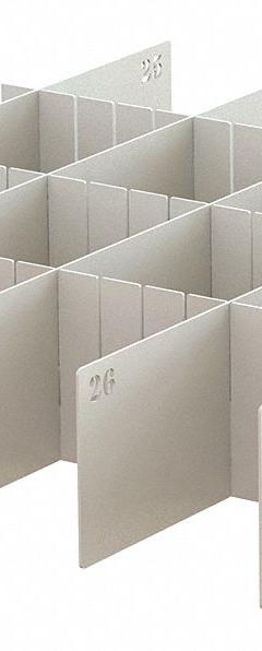 SWIVEL PRO SERIES Drawer Divider: Drawer Divider, 23 3/4 in Overall Wd, 5 in Overall Ht, Steel (MPN PRDDG8010). Key specifications — Compatible Product Type: Rolling Cabinets; Brand: SWIVEL PRO SERIES; Product Type: Drawer Divider; Compatible with Grainger Part Number: 26X199; Compatible with Manufacturer Model No.: PRO603512; Material: Steel.