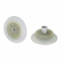 SCHMALZ Vacuum Pad Assembly: Flat, G1/8 in Vacuum Port, 44 mm Pad Dia, Food Grade Silicone Rubber (MPN 10.01.01.14103). Key specifications — attr1019136: 10.01.01.14103; attr1019138: SCHMALZ; attr1019139: 55 A.