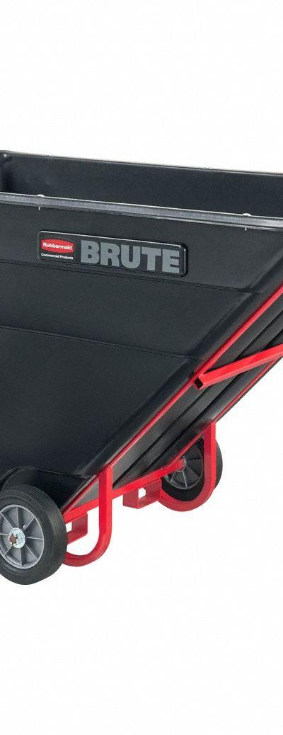 RUBBERMAID COMMERCIAL PRODUCTS Tilt Truck: 54 cu ft - Forkliftable Steel-Reinforced Plastic Tilt Trucks
