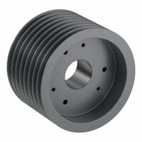APPROVED VENDOR V-Belt Pulley: C120, 8 Groove, 12.4 in OD, Bushed Bore, F, For C/CX Belt Section (MPN 8C120F). Key specifications — Pulley Industry Number: C120; Pitch Diameter: 12 in (C); For Belt Section (broad, with similar types): C or CX.