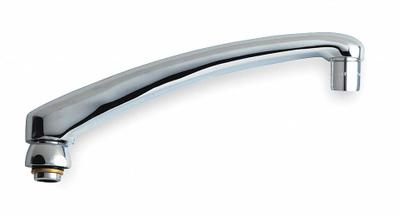 CHICAGO FAUCETS Spout: Spout, Arc, Swivel Spout, Brass, Polished Chrome, 2.2 gpm Flow Rate - Arc Faucet Spouts