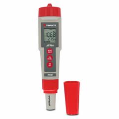 TRIPLETT pH Meter: pH/Temp, Meter, Reagents Sold Separately, 0 pH pH Range - Min, ±0.01 pH (MPN PH180). Key specifications — pH Accuracy: ±0.01 pH; Temp Compensation: Automatic; Measurement Components Included: Meter; Reagents and Solutions Included: Reagents Sold Separately; Test Parameters: pH; Other Accessories Included: Protective Cap; Manufacturer Part Number: PH180.