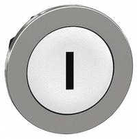 SCHNEIDER ELECTRIC Push Button Head: 30 mm Panel Size, Non-Illuminated, Metallic, I, White (MPN ZB4FA131). Key specifications — Manufacturer Part Number: ZB4FA131; Compatible Operator Illumination: Non-Illuminated; Compatible with Series: XB4; Head Attachment Type: Screw-On; Head Material: Metal; Brand: SCHNEIDER; Legend: I.