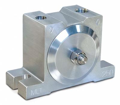 MILLENNIUM Pneumatic Vibrator: 480 lbf, 7,000 vpm, 1/4 in NPT, MLT, 72 dBA, Aluminum - Chemical Resistant Turbine & Ball Vibrators