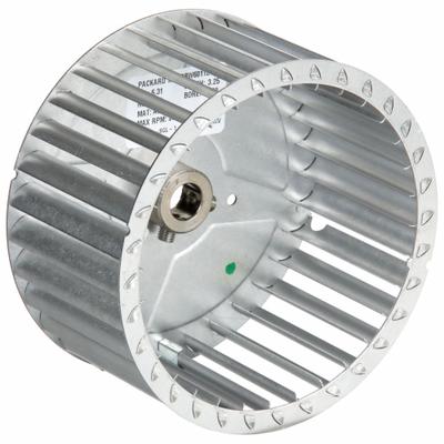 REVCOR Blower Wheel: Forward-Curved, 6 1/4 in Dia, 3 1/4 in W, CW Closed End, Steel Wheel - Single-Inlet Forward-Curved Blower Wheels