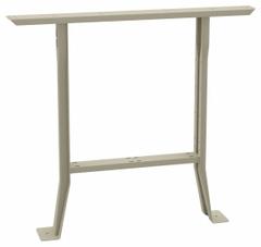 TENNSCO Flared Leg: Fixed Ht, Flared Leg, 3 1/2 in Overall Wd, 36 in Overall Dp, Steel, Beige (MPN L-3236 SAND). Key specifications — Brand: TENNSCO; Material: Steel; Includes Mounting Hardware: No.