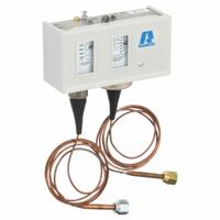 Dual Pressure Control: SPST, 12 in Hg to 50 psi Low Side, 150 psi to 450 psi High Side, NEMA 1 (MPN O12-4833). Key specifications — Series: O Series; Brand: RANCO; Product Type: Dual Pressure Control; Manufacturer Part Number: O12-4833.