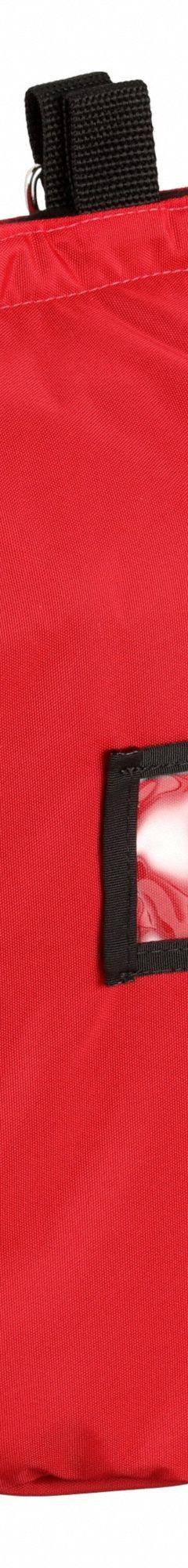 R&B FABRICATIONS Tote Bag: Nylon, Red, 1,000 cu in Interior Volume, Hook-and-Loop, 9 in Lg, 9 in Wd (MPN RB-427-RD). Key specifications — Color: Red; Material: Nylon; Brand: R&B FABRICATIONS; Closure: Hook-and-Loop.