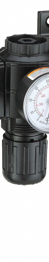 SPEEDAIRE Filter/Regulator/Lubricator: 1/4 in NPT, 56 cfm, 150 psi Max Op Pressure, 5 micron, Mist (MPN 7D717). Key specifications — attr109524: SPEEDAIRE.
