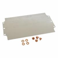 HAMMOND Inner Panel: Back Panel Panel, 9.57 in Overall Ht, 5.63 in Overall Wd, Steel, Galvanized (MPN 1590ZGRP162PL). Key specifications — Panel Style: Back Panel; Brand: HAMMOND; Finish: Galvanized; Manufacturer Part Number: 1590ZGRP162PL; Material: Steel.