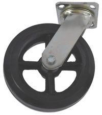 DAYTON Swivel Caster: 600 lb Load Capacity, 9 7/8 in Overall Lg, 8 in Overall Wd, Rubber/Steel (MPN MH13X47601G). Key specifications — Material: Steel; Compatible Grainger Part Number: 13X478; Color: Black; Brand: DAYTON; Manufacturer Part Number: MH13X47601G.