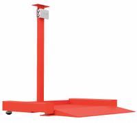 B-TEK Floor Scale: 2,500 lb Wt Capacity - Imperial, 0.5 lb Readability, Floor Scale, 24 in x 24 in (MPN BT-2424-2.5K-DC). Key specifications — Weighing Units: lb; Platform Material: Steel; Connection Ports: Indicator Cable; Brand: B-TEK; Readability: 0.5 lb.