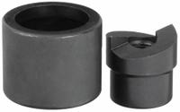 ECLIPSE Knockout Punch and Die Kit: 10 ga Sheet Metal Capacity (Steel), 1 in Nominal Size, Round (MPN 902-487). Key specifications — attr63418: 902-487; attr63421: ECLIPSE; attr63425: No; attr63427: Manual Hydraulic; attr63430: Mild Steel.