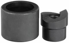 ECLIPSE Knockout Punch and Die Kit: 10 ga Sheet Metal Capacity (Steel), 1 in Nominal Size, Round (MPN 902-487). Key specifications — attr63418: 902-487; attr63421: ECLIPSE; attr63425: No; attr63427: Manual Hydraulic; attr63430: Mild Steel.