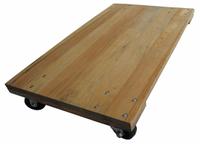 APPROVED VENDOR General Purpose Dolly: 1,000 lb, 30 in L x 18 in W x 5 in H Deck, Smooth, (4) Swivel (MPN 48J065). Key specifications — Brand: APPROVED VENDOR; Deck Color: Brown; Caster/Wheel Configuration: (4) Swivel; With Reinforcing Cross Brace: Yes.