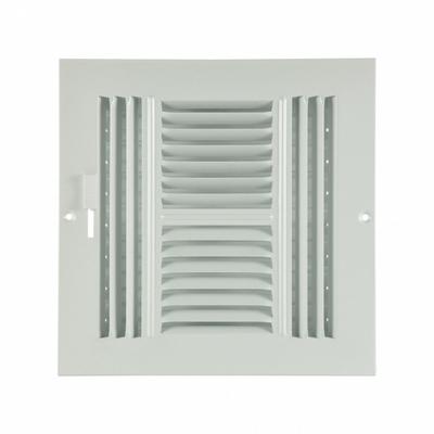 APPROVED VENDOR Sidewall/Ceiling Register: Ceiling/Wall, 9 3/4 in H, 9 3/4 in W, Louvered - Sidewall/Ceiling Registers
