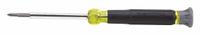 KLEIN TOOLS Multi-Bit Screwdriver: Phillips/Slotted Tip, #0/#00/1/8 in/5/32 in Tip Size, 4 Tips (MPN 32581). Key specifications — attr1205339: Slotted: 1/8 in + 3/32 in; attr1205303: KLEIN TOOLS.