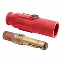 Single Pole Inline: Male, Red, 600V AC/600V DC, 690 A, Crimp Tube Termination, 22 Series (MPN 22L23-SR). Key specifications — Gender: Male; Series: 22; Brand: LEVITON.