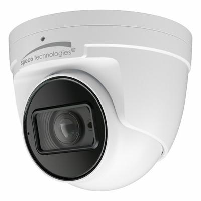 SPECO TECHNOLOGIES Camera: Turret, Zoom, 12 mm Max Focal Lg, 4MP, RJ45 - Varifocal Network IP Video Cameras