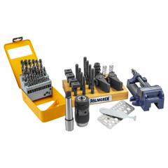 PALMGREN Drill Press Starter Kit: For 1/2 in T-Slot, 1/2"-13 Stud, 52 Pc (MPN 9670169). Key specifications — Brand: PALMGREN; Includes Studs: (4) 5 in.