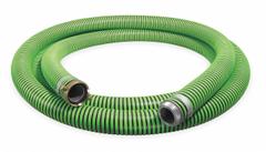 Water Suction and Discharge Hose: 2 in Hose Inside Dia., 50 psi, Black/Green, 25 ft Hose Lg (MPN GH200-25MF-G). Key specifications — Temp. Range: -40° to 180°F; Hose Color: Green; Brand: CONTINENTAL.