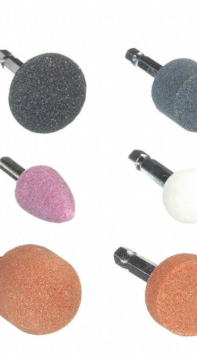 APPROVED VENDOR Abrasive Point Set: Cone/Cylinder, 1 in_3/4 in_1 1/4 in_11/16 in Head Wd - Abrasive Points for Rotary Tools