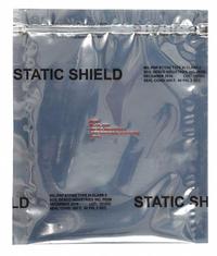 SCS Static Shielding Bag: Static Shielding Bag, Metal Interior, 10 in Overall Lg, Silver, 100 PK (MPN 817Z1018). Key specifications — Color: Silver; Metal Location: Metal Interior; Brand: SCS; Closure Type: Zip Seal.