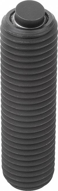 KIPP Fully-Threaded Gripper w/Flat Pad: Steel Insert, M24, 80 mm Thread Lg, 12 mm Pad Top Dia (MPN K0291.124X080). Key specifications — attr648612: KIPP.