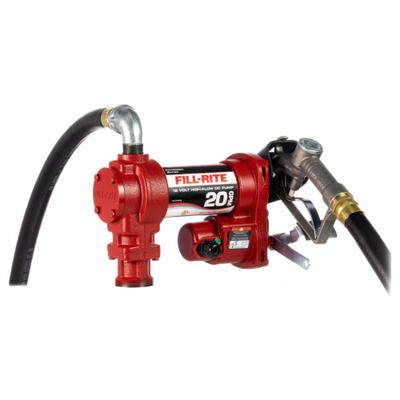 FILL-RITE Electric Drum Pump: 12 V DC, 1/4 hp HP, 20 gpm Max. Flow Rate - Bung-Mount DC-Powered Fuel Transfer Pumps