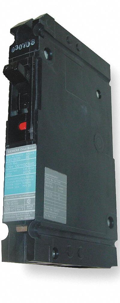 SIEMENS Molded Case Circuit Breaker: 60 A Amps - ED-Frame Siemens Molded Case Circuit Breakers