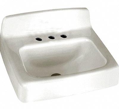AMERICAN STANDARD Bathroom Sink: Regalyn™ - One-Station Wall-Mounted Bathroom Sinks without Faucets