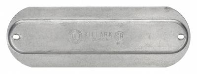 HUBBELL KILLARK Covers for Conduit Access Fitting: Steel, O Series, 1 1/4 in_1 1/2 in Trade Size - Covers for Conduit Access Fittings