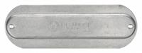 Covers for Conduit Access Fitting: Steel, O Series, 1 1/4 in_1 1/2 in Trade Size, Screw In (MPN OL-45M). Key specifications — Series: For Standard Body; Connection Type: Screw In; Hazardous Location: Yes; Material: Steel; For Use With: Hubbell Killark Malleable Iron Conduit Bodies; Gasket Included: No; Includes: Screws; Standards: UL E3397.