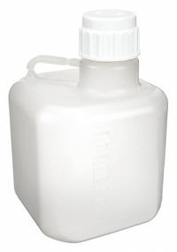 APPROVED VENDOR Carboy: 20 L, 5.28 gal, Polypropylene, 424.3 mm x 300 mm x 419 mm, Screw On Cap (MPN 3UDU2). Key specifications — Product Type: Carboy; Body Color: White; Brand: APPROVED VENDOR; Shape: Rectangular; Basic Material: Plastic; Closure Type: Screw On Cap; For Use With: Bases; Includes Closure: Yes.