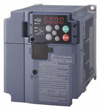 FUJI ELECTRIC Variable Frequency Drive: In Phase Three, Out Phase Three, 40 hp, No Bypass, Heat Sink (MPN FRN0115E2S-2GB). Key specifications — Style: Heat Sink; Color: Black/Blue/Gray; Output Phase: Three.