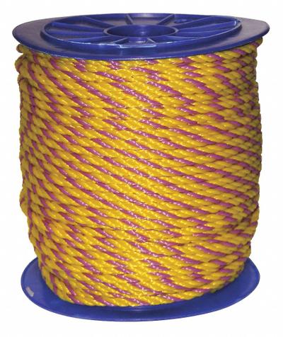 APPROVED VENDOR General Purpose Utility Rope: Twisted, 5/16 in Dia - Light-Weight Utility Rope