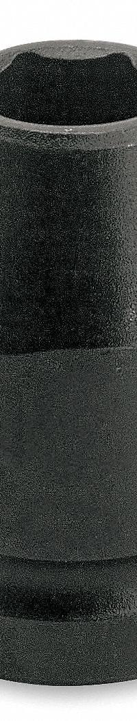 PROTO Impact Socket: 1/2 in Drive Size, SAE, 1 1/4 in Socket Size, 6-Point, Std, 2 in Overall Lg (MPN J7440H). Key specifications — attr1215501: PROTO; attr1215515: Black Oxide; attr1215518: 1-1/4 in.