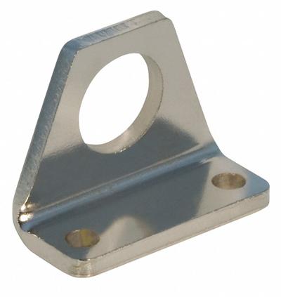 SPEEDAIRE Foot Bracket: Foot Mount Type, Fits 10 mm Bore Dia, Stainless Steel - Foot Mounting Brackets