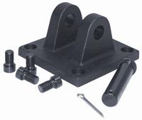 ARO Attachable Mounting Kit: Attachable Mounting Kit, Clevis, Fits 1 1/2 in Bore Dia, Aluminum, AN (MPN 115287). Key specifications — attr947485: 115287; attr947489: AN; attr947494: Aluminum; attr947529: ARO; attr1122619: Attachable Mounting Kit.