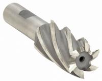 CLEVELAND Square End Mill: High Speed Steel, 3 Flute, 1/2" Mill Dia, 2" LOC, 4" OAL (MPN C39741)