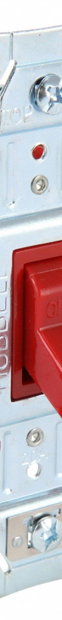 BRYANT Wall Switch: Toggle Switch, Single Pole, Maintained, Red, 120/277V AC, 20 A (MPN 4901BRED). Key specifications — Illuminated: No; Voltage Rating: 120/277V AC.