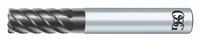 OSG Corner Radius End Mill: Carbide, WXS Coated, 6 Flute, 8 mm Mill Dia, 19 mm LOC, 0.5 mm Rad (MPN 91440811)