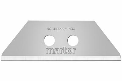 MARTOR Replacement Blade: 2 3/16 in Blade Lg, 3/4 in Blade Wd, 0.025 in Blade Thick - Straight-Edge Round-Tip Replacement Utility Blades